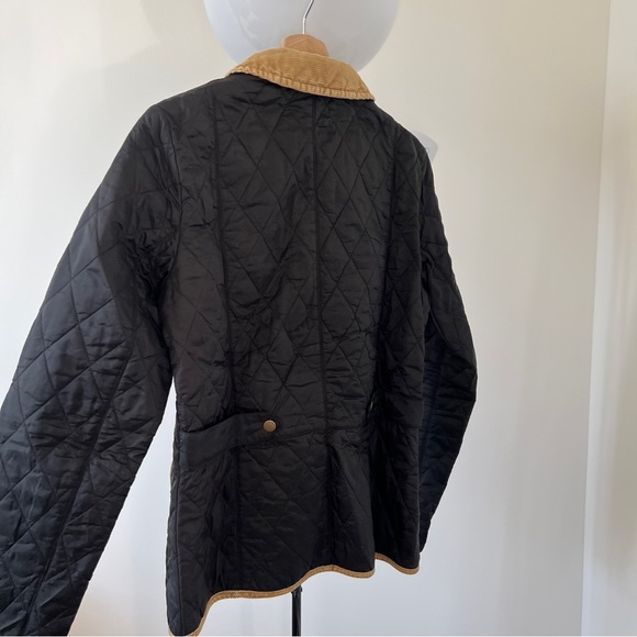 Ladies Barbour Jacket in Black and Gold - US Size 8 - Picture 4 of 8